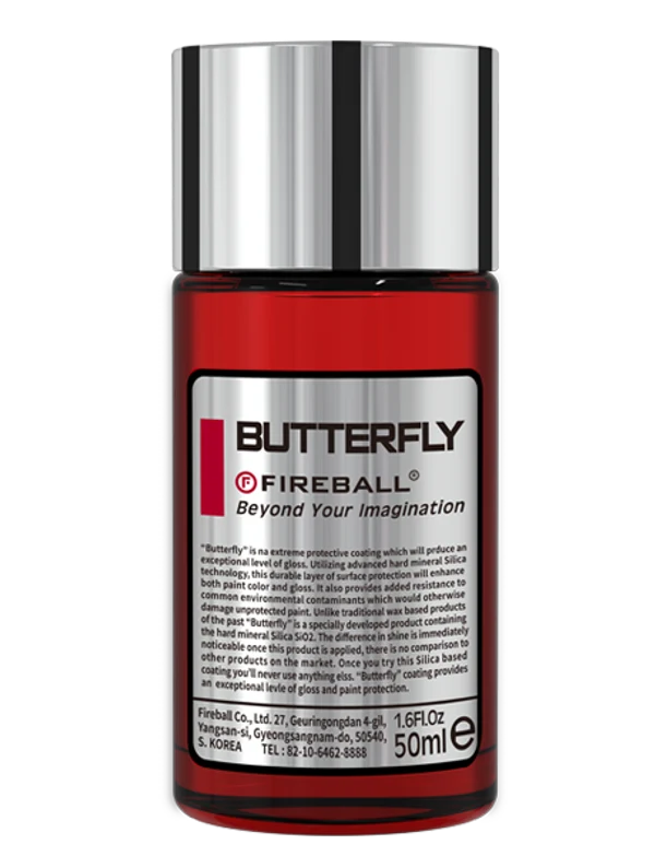 Frasco do vitrificador Fireball Butterfly