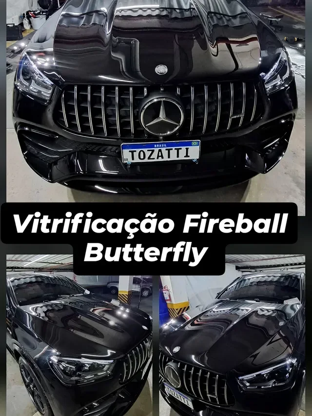 Mercedes-Benz após Vitrificação Fireball Butterfly aplicada pela Tozatti